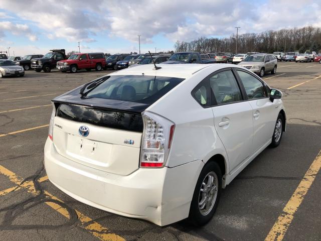 JTDKN3DU3A1078339 - 2010 TOYOTA PRIUS WHITE photo 4