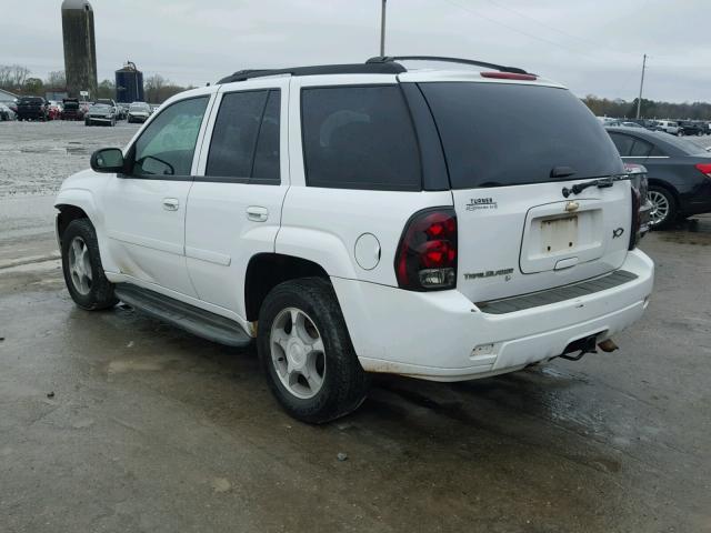 1GNDS13S862217508 - 2006 CHEVROLET TRAILBLAZE WHITE photo 3