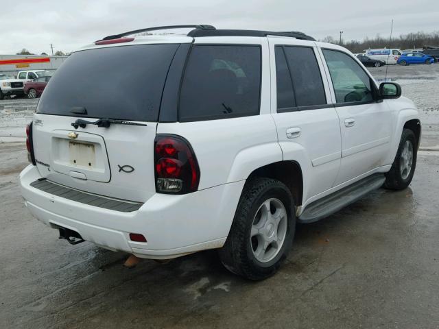 1GNDS13S862217508 - 2006 CHEVROLET TRAILBLAZE WHITE photo 4