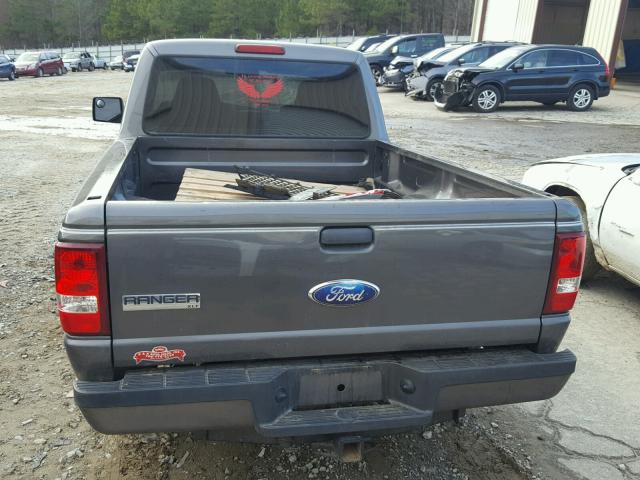 1FTYR10D59PA14840 - 2009 FORD RANGER GRAY photo 6