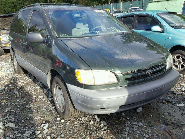 4T3ZF13C0YU314675 - 2000 TOYOTA SIENNA LE GREEN photo 1