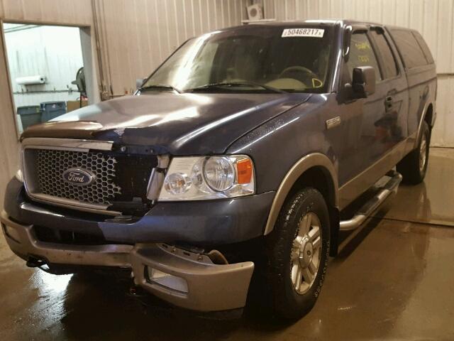 1FTPX145X4NB12075 - 2004 FORD F150 BLUE photo 2