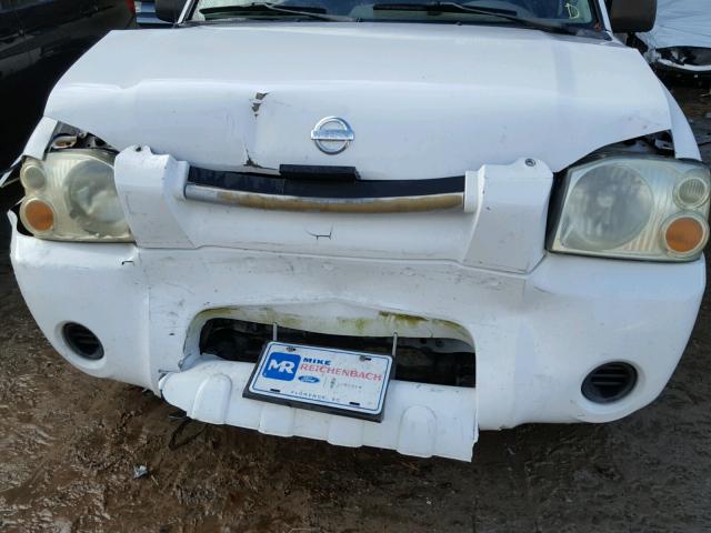 1N6DD26S02C375203 - 2002 NISSAN FRONTIER K WHITE photo 9