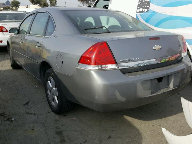 2G1WT55K069437237 - 2006 CHEVROLET IMPALA LT GRAY photo 3