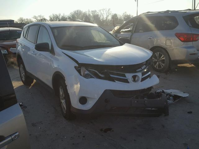 2T3ZFREV6EW091325 - 2014 TOYOTA RAV4 LE WHITE photo 1