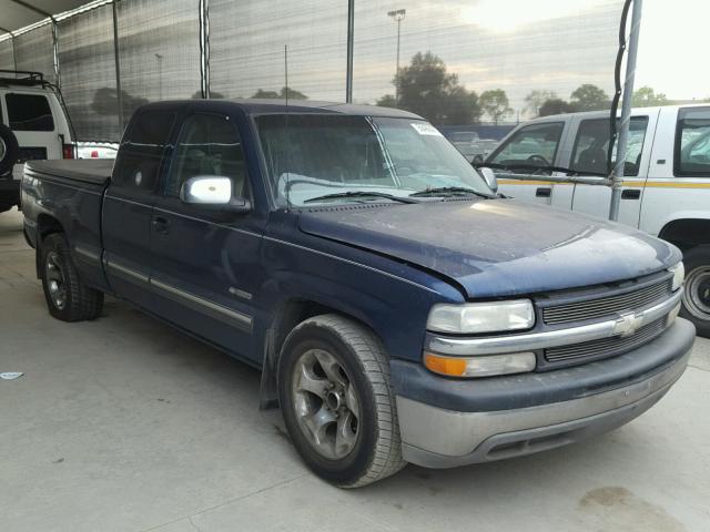 2GCEC19V7Y1376664 - 2000 CHEVROLET SILVERADO BLUE photo 1