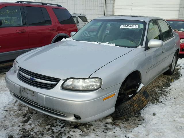 1G1NE52J716219538 - 2001 CHEVROLET MALIBU LS SILVER photo 2