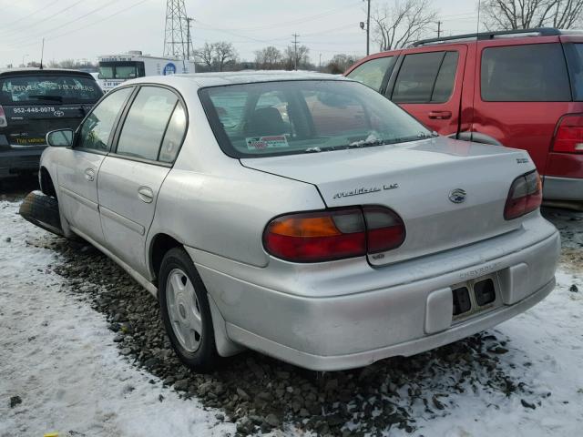 1G1NE52J716219538 - 2001 CHEVROLET MALIBU LS ვერცხლისფერი ფოტო 3