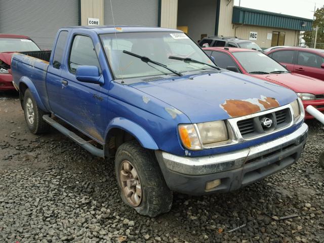 1N6ED26Y6XC304054 - 1999 NISSAN FRONTIER K BLUE photo 1