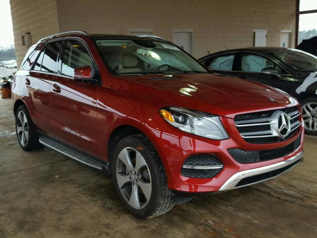 4JGDA5JB4GA786588 - 2016 MERCEDES-BENZ GLE 350 RED photo 1