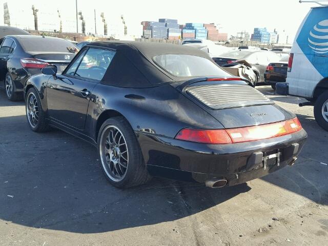 WP0CA2994TS341644 - 1996 PORSCHE 911 CARRER BLACK photo 3