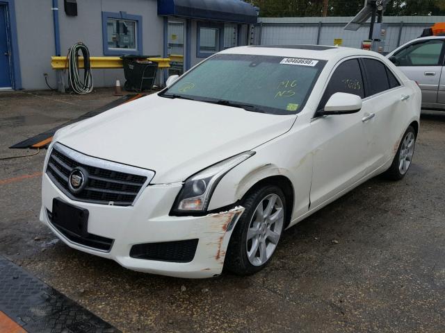 1G6AA5RX3D0124108 - 2013 CADILLAC ATS WHITE photo 2