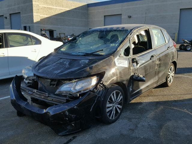 3HGGK5H81FM769873 - 2015 HONDA FIT EX BLACK photo 2