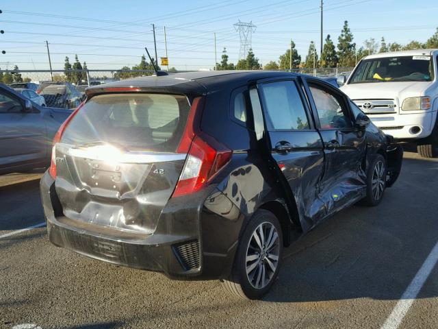 3HGGK5H81FM769873 - 2015 HONDA FIT EX BLACK photo 4