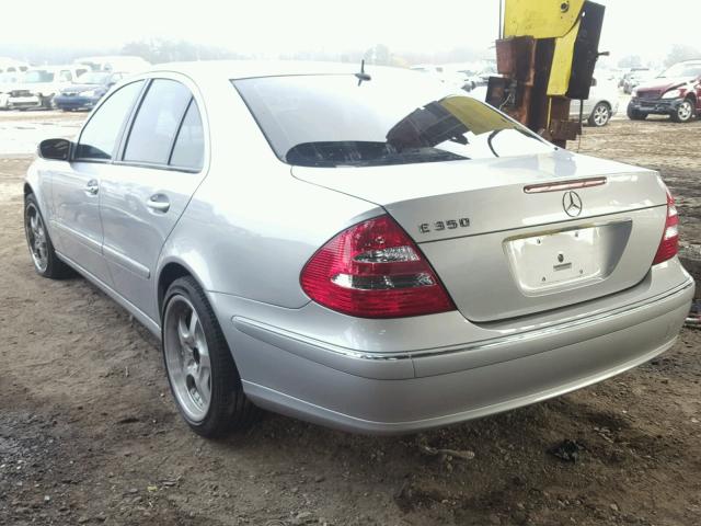 WDBUF56JX6A769006 - 2006 MERCEDES-BENZ E 350 SILVER photo 3