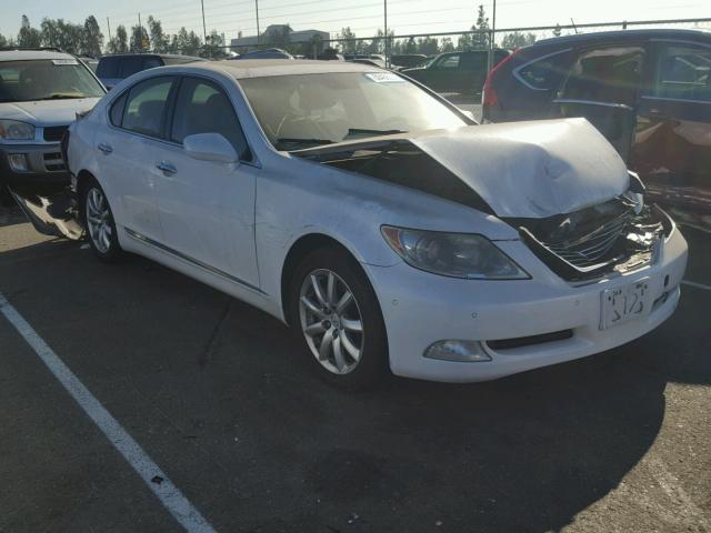 JTHBL46F975007561 - 2007 LEXUS LS 460 WHITE photo 1