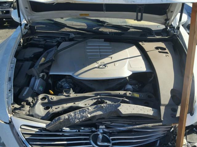 JTHBL46F975007561 - 2007 LEXUS LS 460 WHITE photo 7