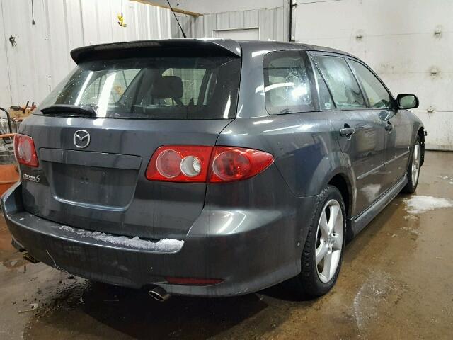 1YVHP82D355M00393 - 2005 MAZDA 6 S GRAY photo 4