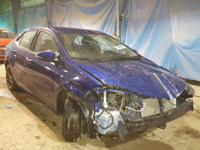 2T1BURHE9FC259487 - 2015 TOYOTA COROLLA L BLUE photo 1