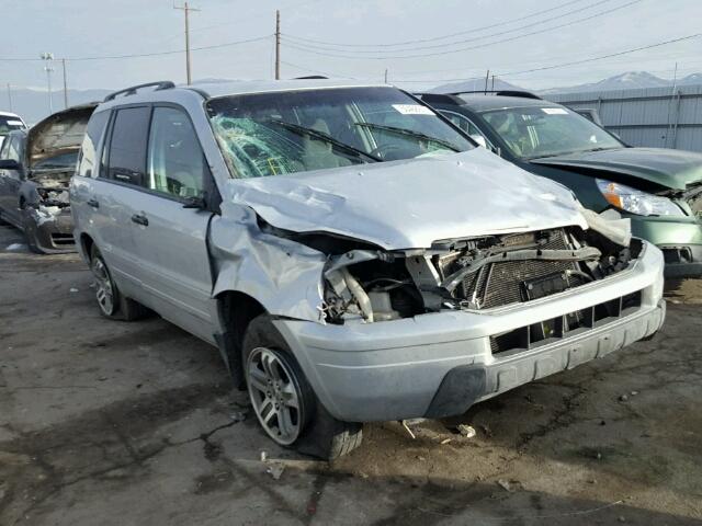 2HKYF18424H607217 - 2004 HONDA PILOT EX SILVER photo 1