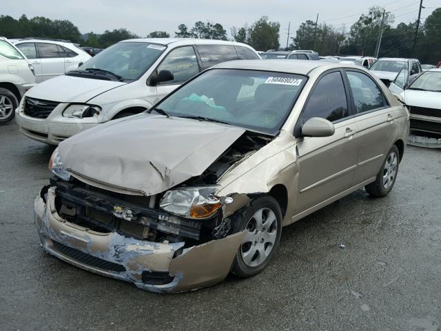 KNAFE121385492350 - 2008 KIA SPECTRA EX GOLD photo 2