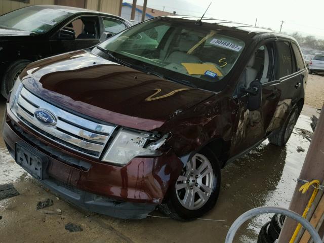 2FMDK36C49BA67576 - 2009 FORD EDGE SE MAROON photo 2