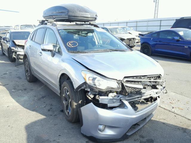 JF2GPADC9FH275625 - 2015 SUBARU XV CROSSTR SILVER photo 1