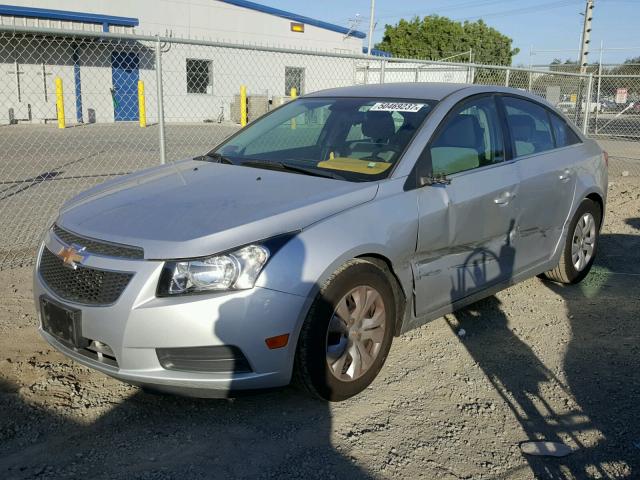 1G1PC5SH5C7407953 - 2012 CHEVROLET CRUZE LS SILVER photo 2