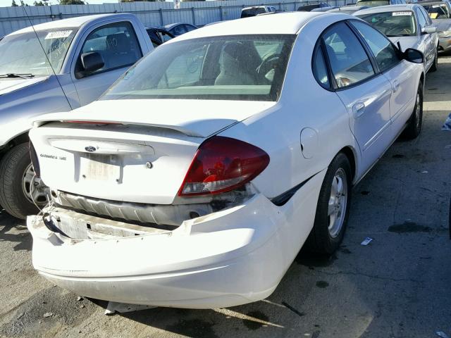 1FAFP53U17A145902 - 2007 FORD TAURUS SE WHITE photo 4