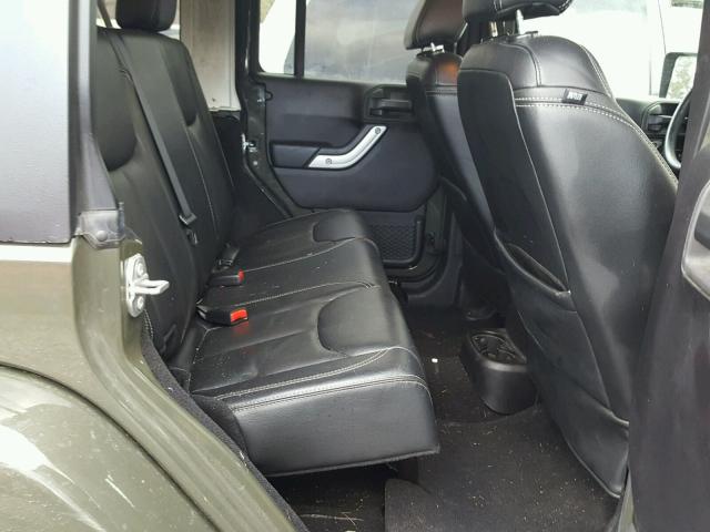 1C4HJWEG5FL772199 - 2015 JEEP WRANGLER U GREEN photo 6