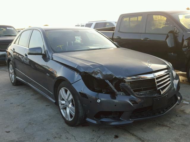 WDDHF2EB7BA399483 - 2011 MERCEDES-BENZ E 350 BLUE GRAY photo 1