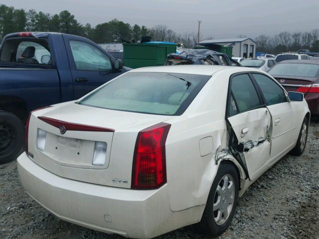 1G6DM577740146829 - 2004 CADILLAC CTS WHITE photo 4