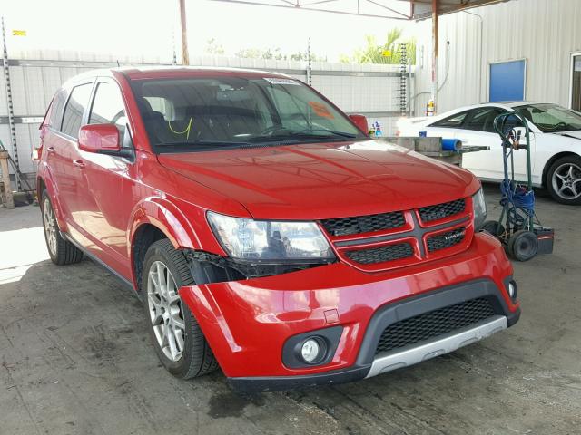 3C4PDDEG6ET279075 - 2014 DODGE JOURNEY R/ RED photo 1