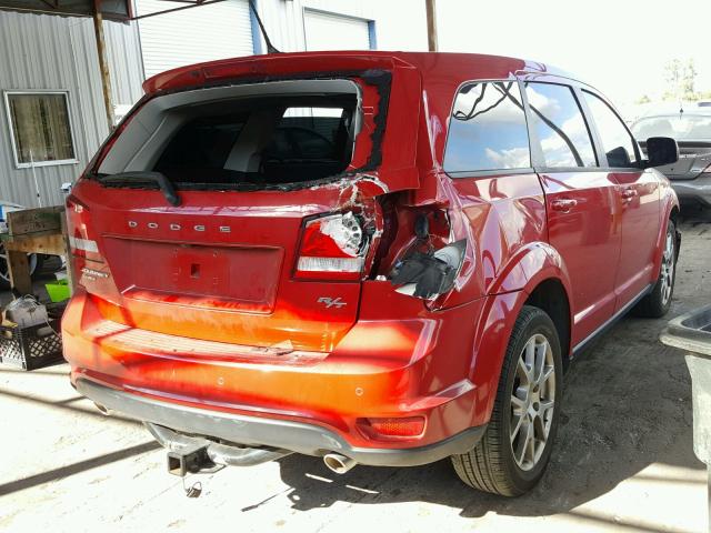 3C4PDDEG6ET279075 - 2014 DODGE JOURNEY R/ RED photo 4