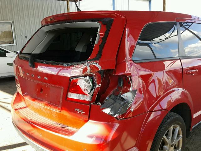 3C4PDDEG6ET279075 - 2014 DODGE JOURNEY R/ RED photo 9