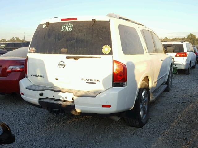 5N1BA0ND2BN609481 - 2011 NISSAN ARMADA SV WHITE photo 4