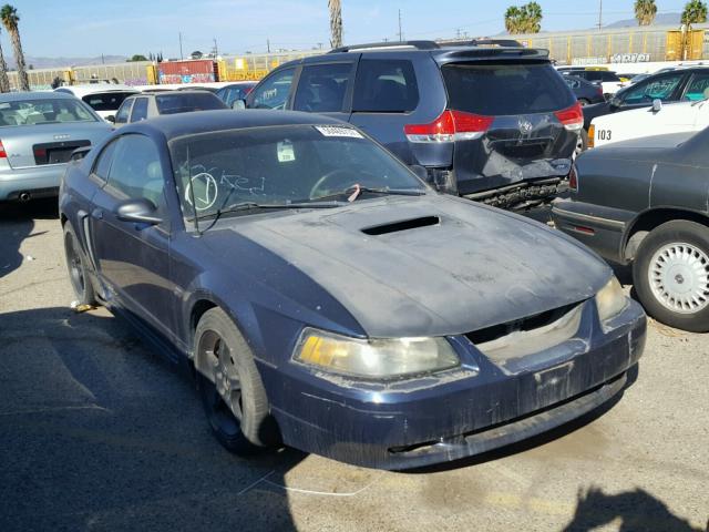 1FAFP42X52F137707 - 2002 FORD MUSTANG GT BLUE photo 1