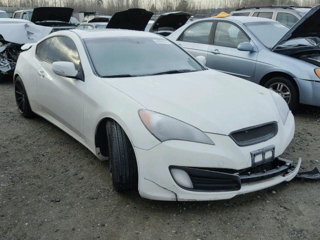 KMHHU6KH4BU061095 - 2011 HYUNDAI GENESIS CO WHITE photo 1