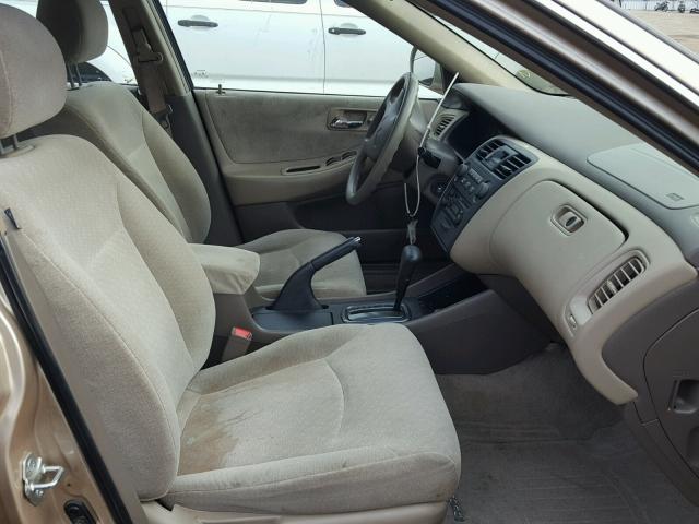 1HGCG16441A071496 - 2001 HONDA ACCORD LX GOLD photo 5