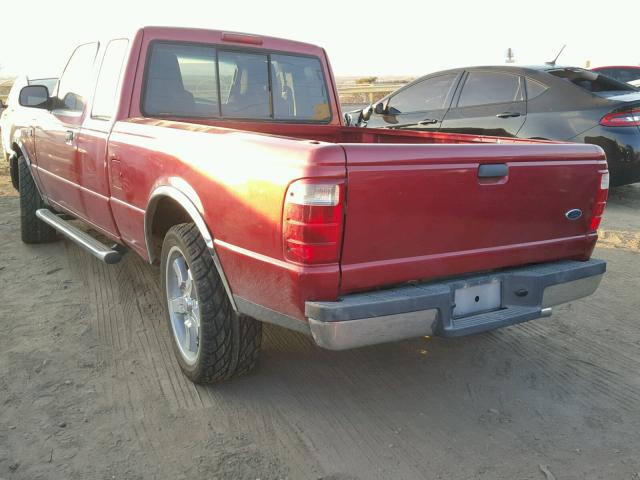 1FTZR44EX4PB39074 - 2004 FORD RANGER SUP RED photo 3