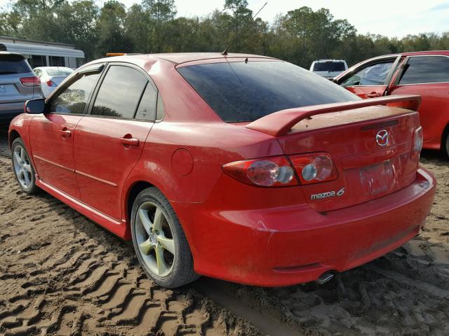 1YVHP84C455M27753 - 2005 MAZDA 6 I RED photo 3