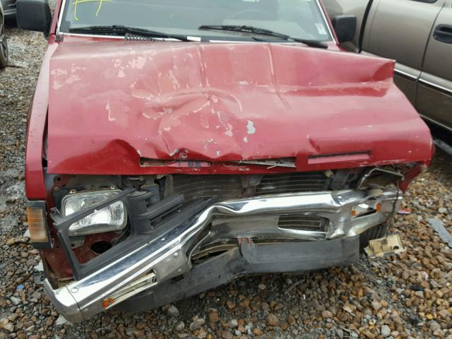 1N6SD11S3MC354048 - 1991 NISSAN TRUCK SHOR RED photo 9