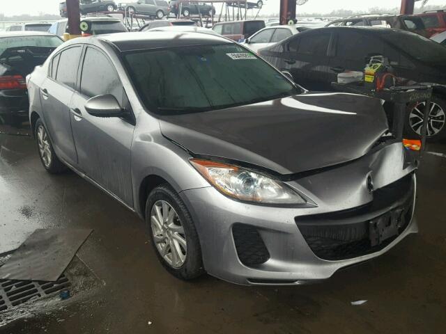 JM1BL1V77C1618104 - 2012 MAZDA 3 I GRAY photo 1