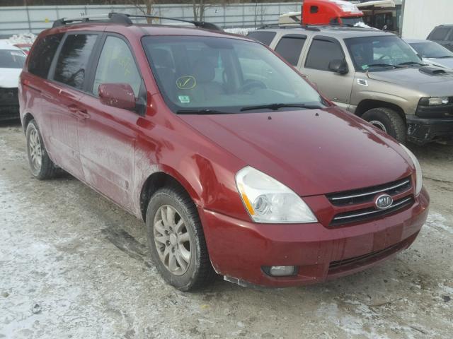 KNDMB233466063573 - 2006 KIA SEDONA EX RED photo 1