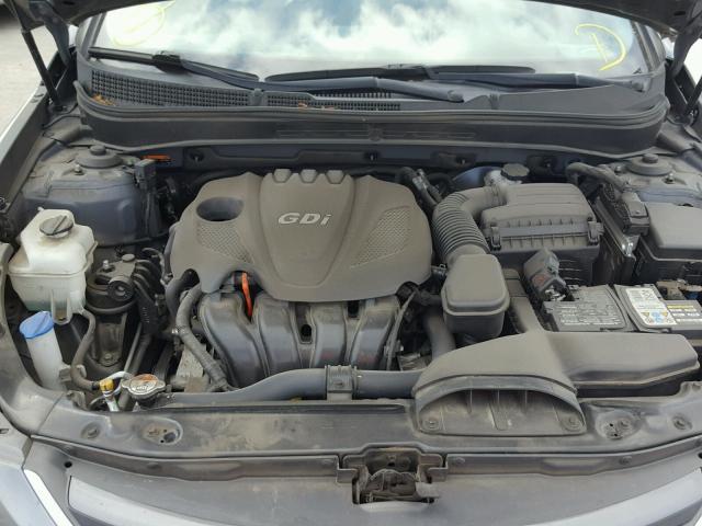 5NPEB4AC7EH913428 - 2014 HYUNDAI SONATA GLS GRAY photo 7