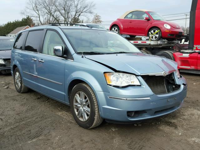 2A4RR6DX8AR137194 - 2010 CHRYSLER TOWN & COU BLUE photo 1