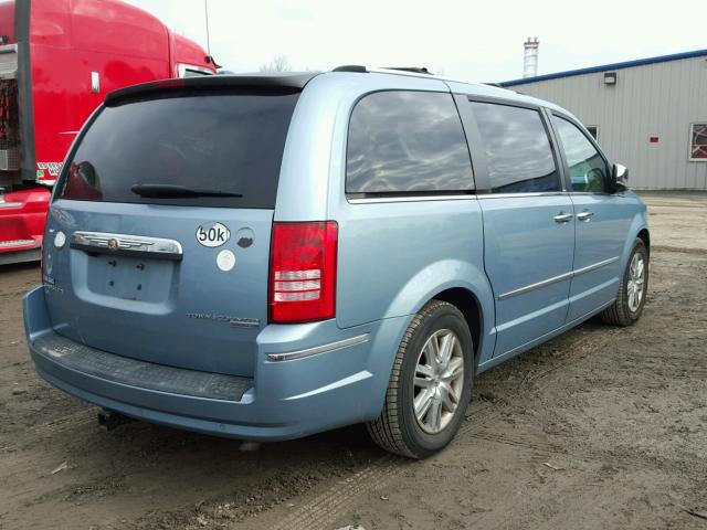 2A4RR6DX8AR137194 - 2010 CHRYSLER TOWN & COU BLUE photo 4