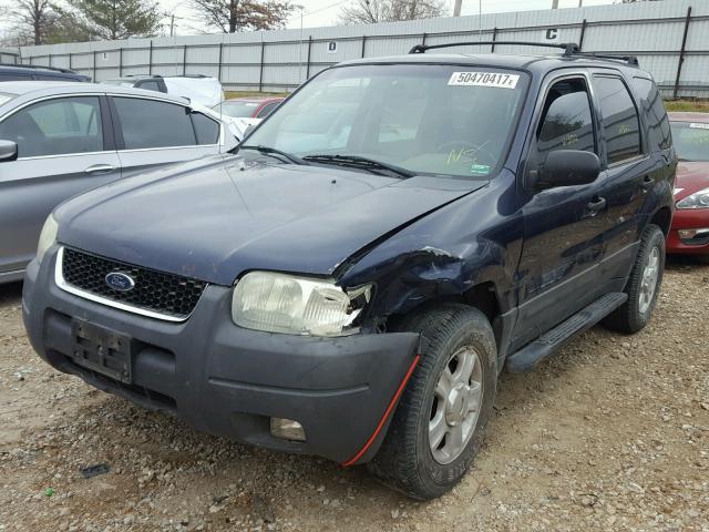 1FMYU93133KA70340 - 2003 FORD ESCAPE XLT BLUE photo 2