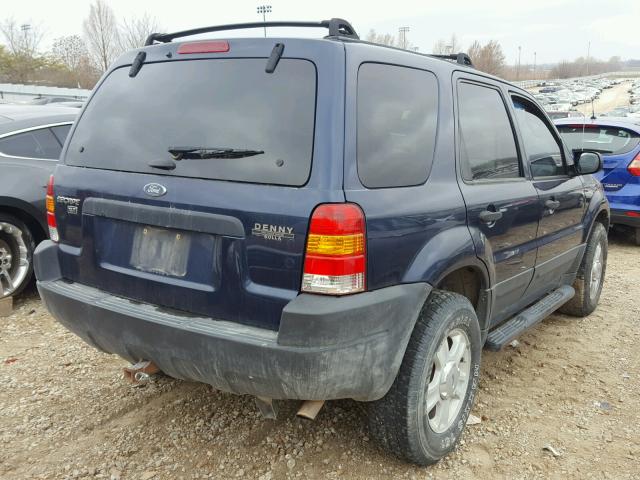 1FMYU93133KA70340 - 2003 FORD ESCAPE XLT BLUE photo 4