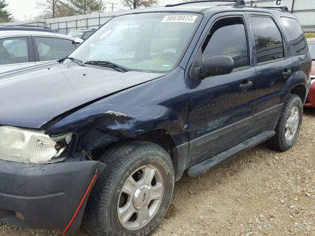 1FMYU93133KA70340 - 2003 FORD ESCAPE XLT BLUE photo 9